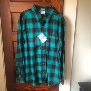 Columbia Plaid Button Down Shirt